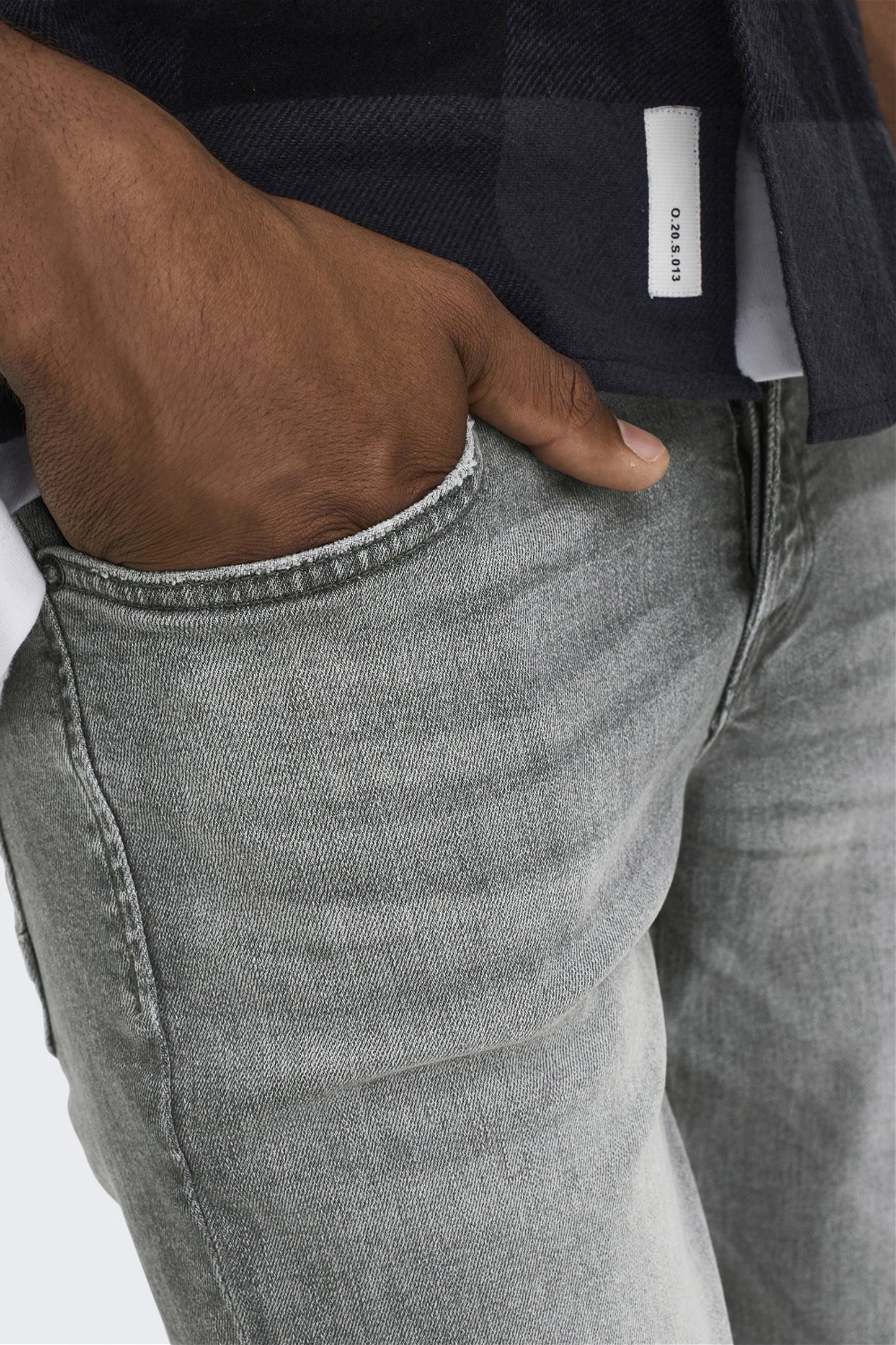 LOOM - Grijze Denim in Medium Shade