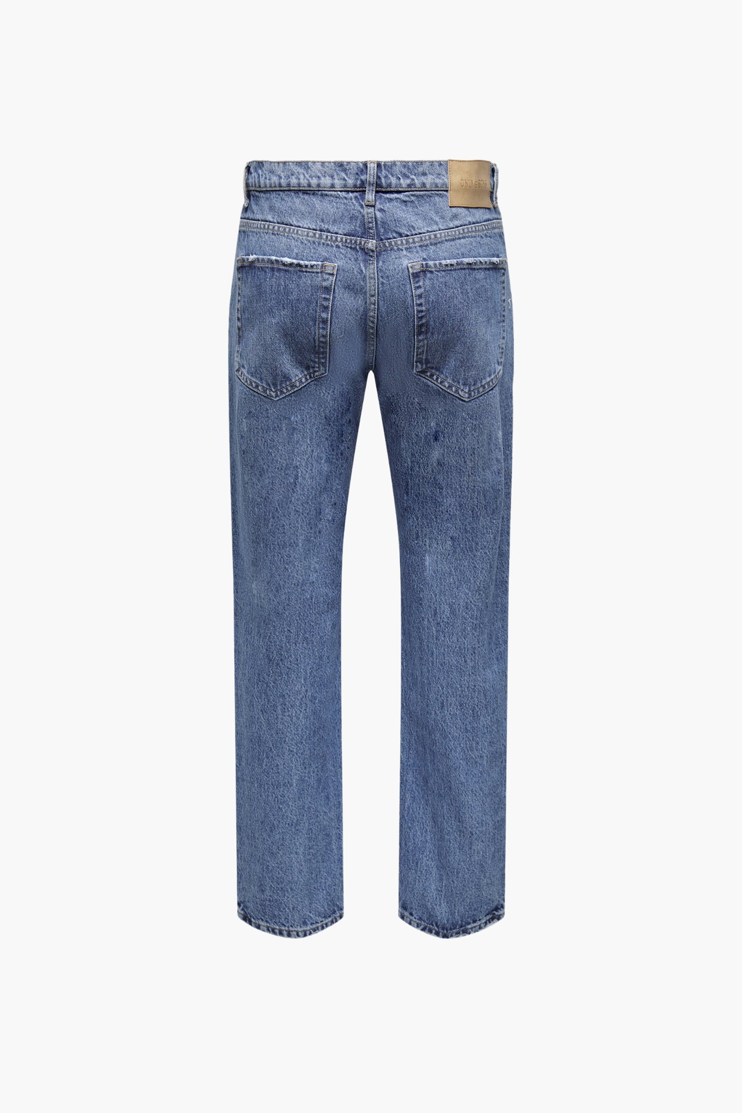 ONLY & SONS® Mid Blue Wide Leg Denim Jeans