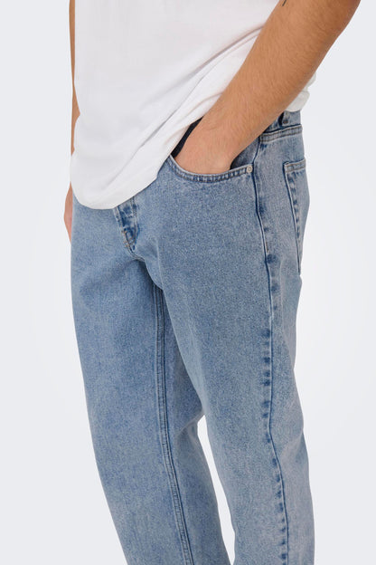 EDGE - Lichtblauwe Denim Jeans