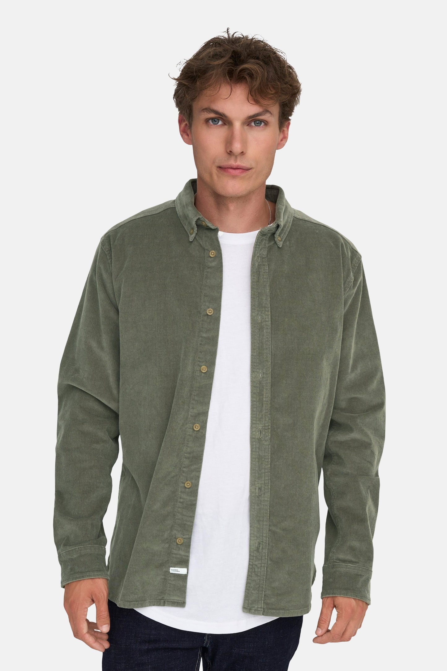 Lange Mouwen Overhemd - Groen