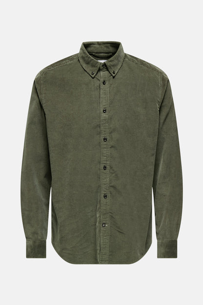 Lange Mouwen Overhemd - Groen