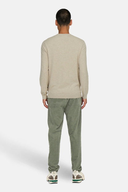 Ronde Hals Pullover - Ecru