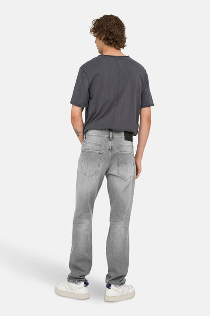 Mid Grey Denim Straight Jeans - ONLY & SONS®