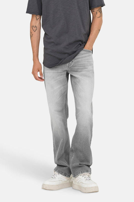Mid Grey Denim Straight Jeans - ONLY & SONS®