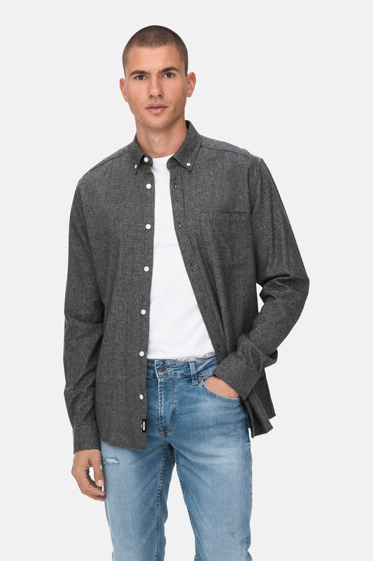 Lange Mouwen T-shirt - Grijs