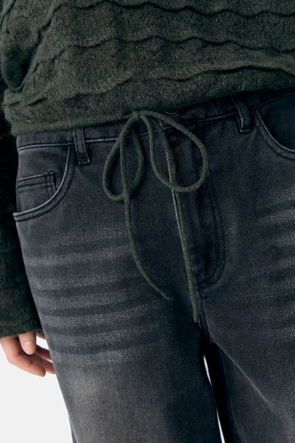 Trui met ronde hals groen - OBJECT