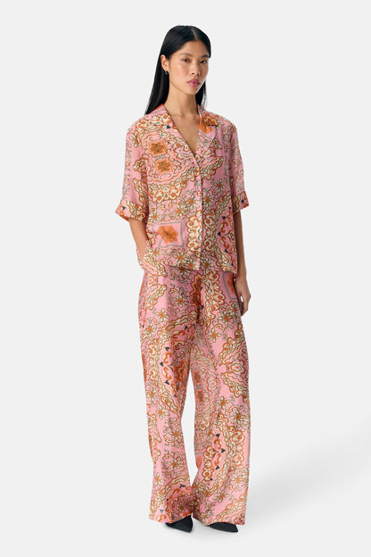 Korte Mouwen Hemd - Roze
