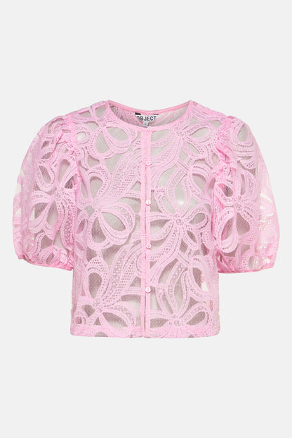 Korte Mouwen Blouse - Roze