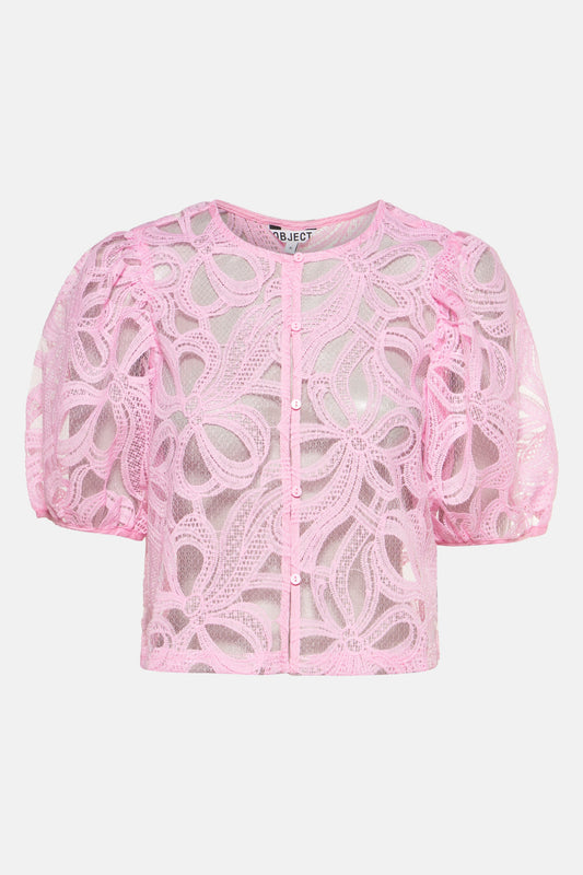 Korte Mouwen Blouse - Roze