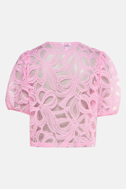 Korte Mouwen Blouse - Roze