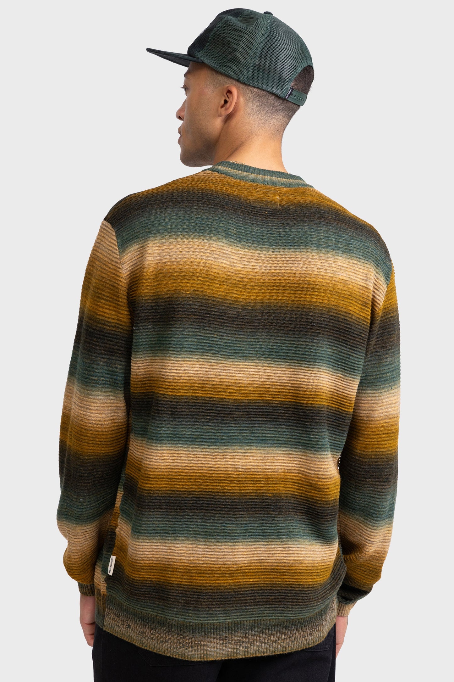 Bruine ronde hals pullover