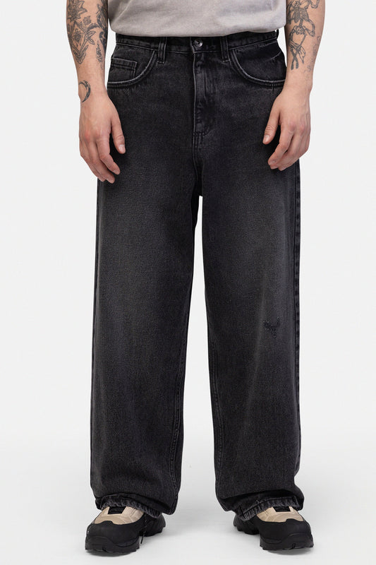 KINGSTON - Donkergrijze Jeans