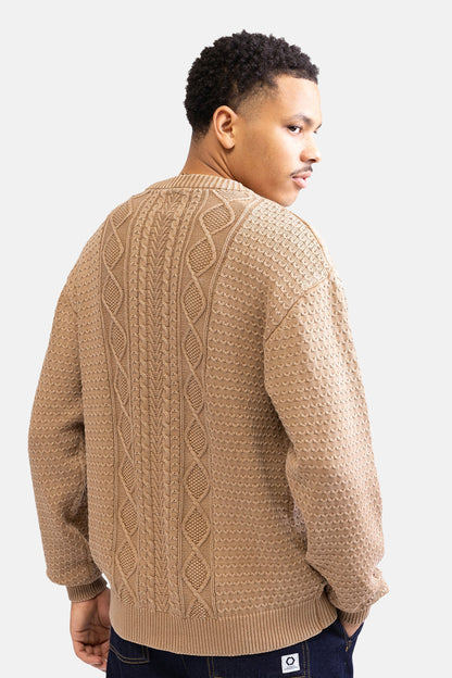 Beige Ronde Hals Trui - REDEFINED REBEL