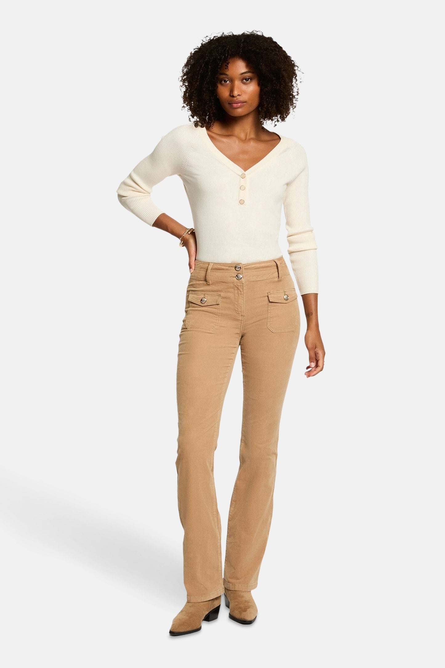 Broek bruin - Morgan De Toi