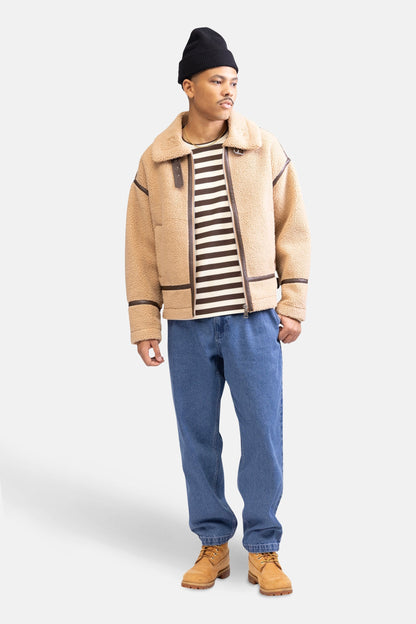 Bruine Ronde Hals Sweater - REDEFINED REBEL