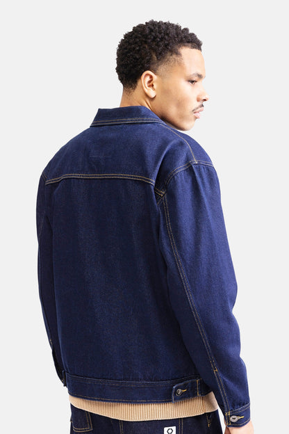 Jeansjas - donkerblauwe denim