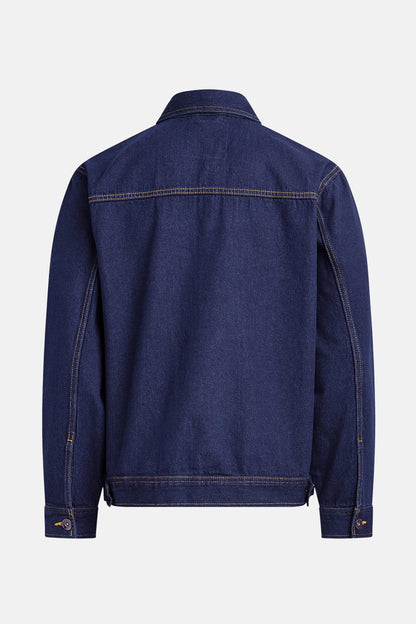 Jeansjas - donkerblauwe denim