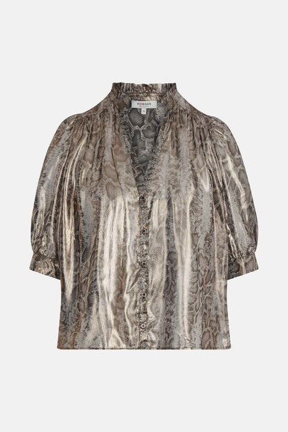 Korte Mouwen Shirt - Grijs