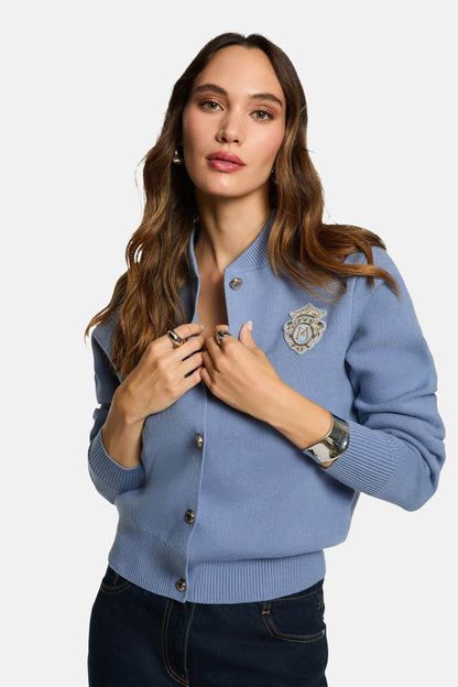 Blauwe gilet - Morgan De Toi