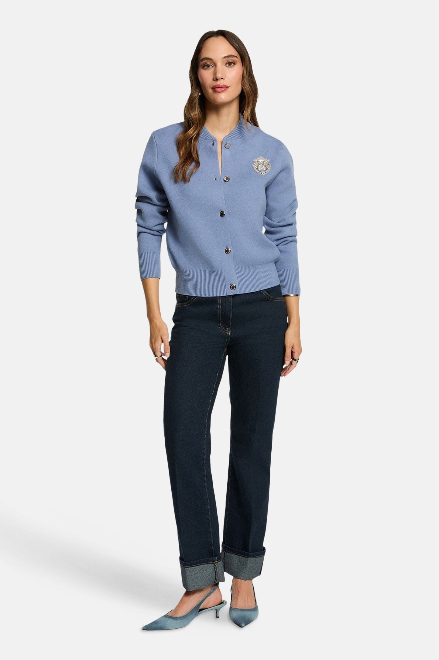 Blauwe gilet - Morgan De Toi