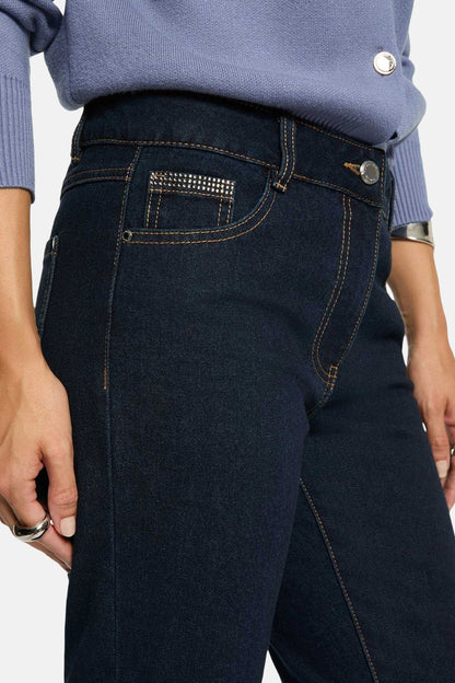 252PREVER - donkerblauwe denim