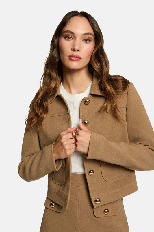 Korte jas beige - Morgan De Toi
