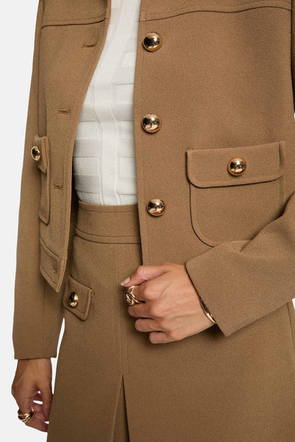 Korte jas beige - Morgan De Toi