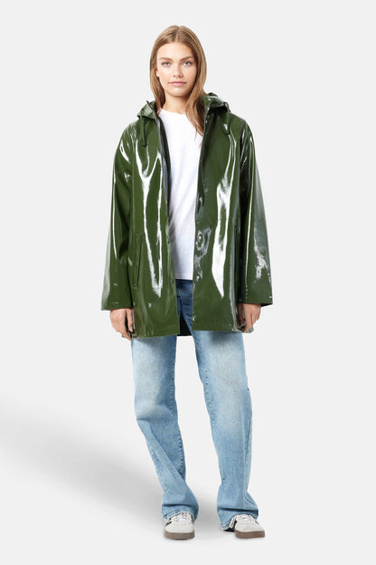 Regenjas groen - DROPLETS