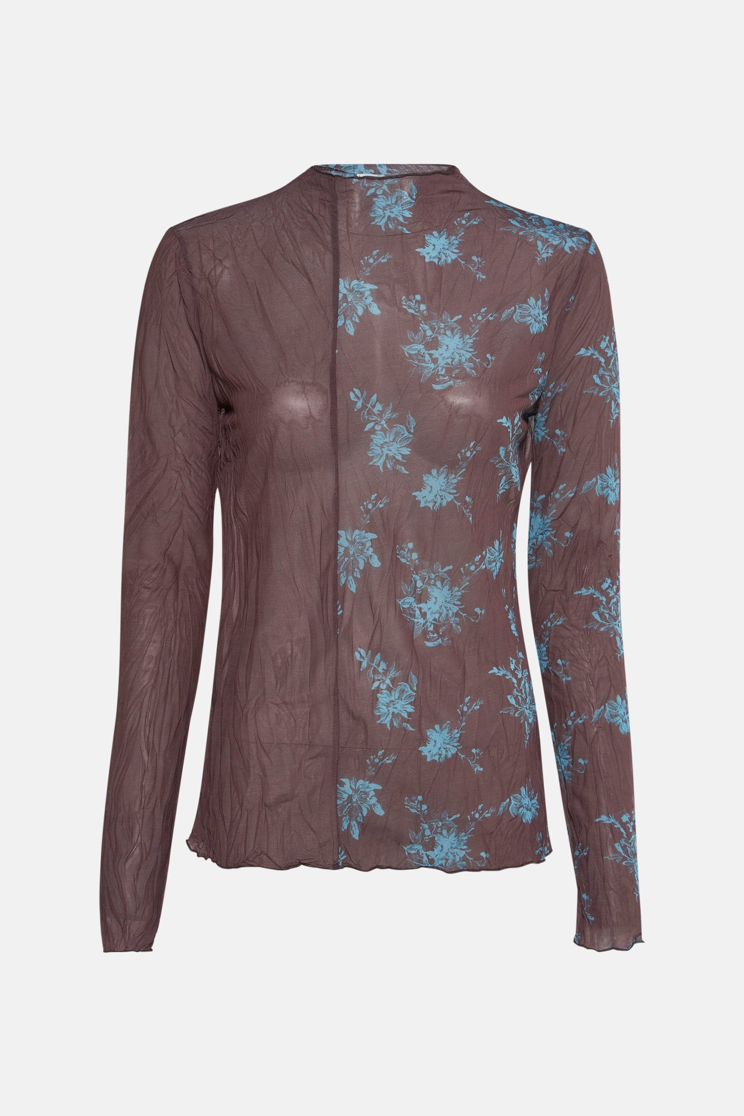 T-shirt met lange mouwen - bruin