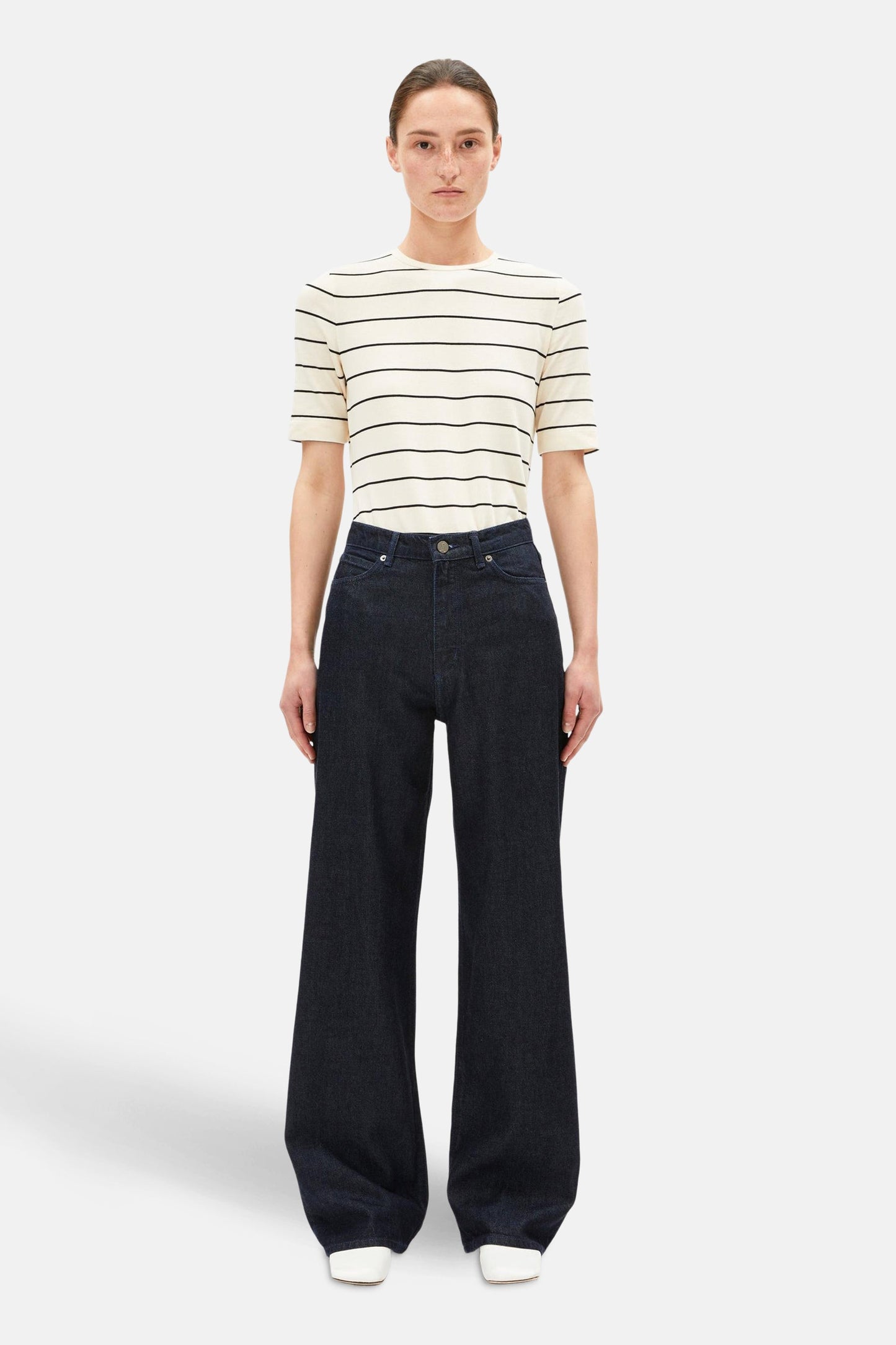 Jeans wijd donkerblauwe denim - ARMED ANGELS