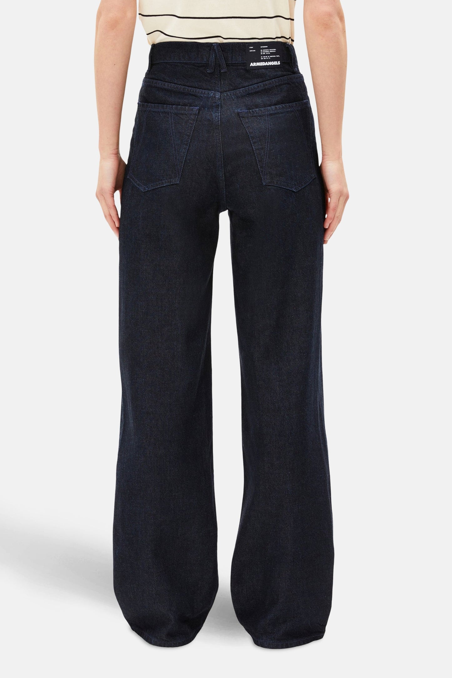 Jeans wijd donkerblauwe denim - ARMED ANGELS