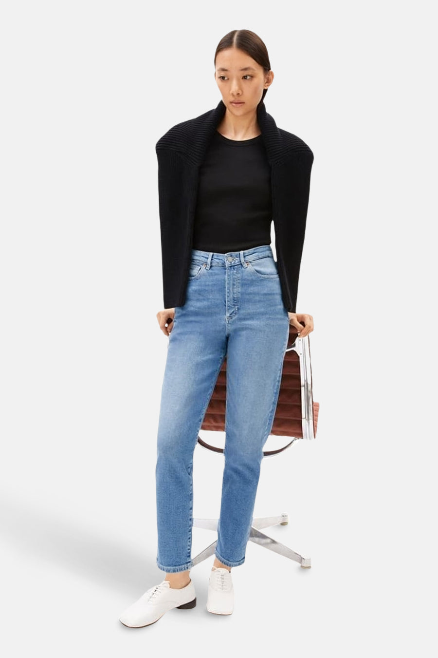 MAIRAA - Lichtblauwe Denim