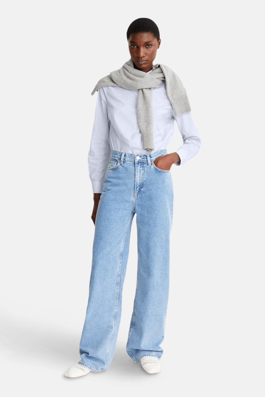 ENIJAA - Lichtblauwe Denim Jeans