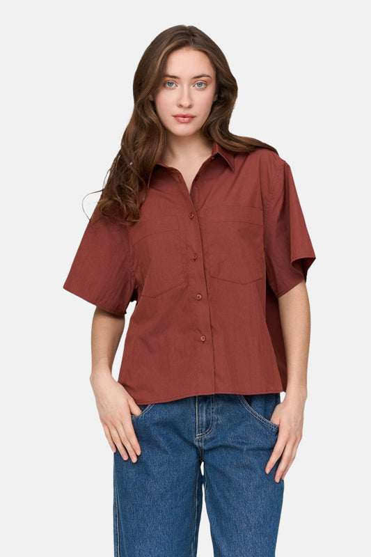 Korte Mouwen Shirt - Rood