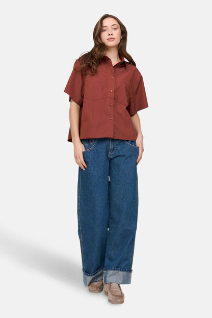 Korte Mouwen Shirt - Rood