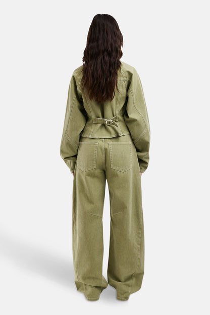 Gekleurde jeans - groen
