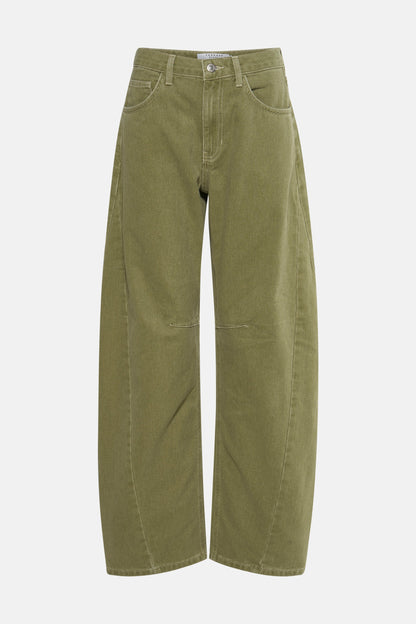 Gekleurde jeans - groen