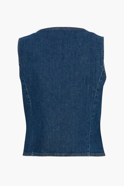 Mid-Blue Denim Blazer