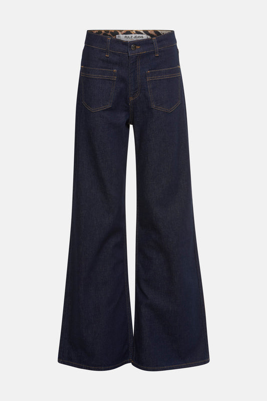 LIRA - Donkerblauwe Denim Jeans