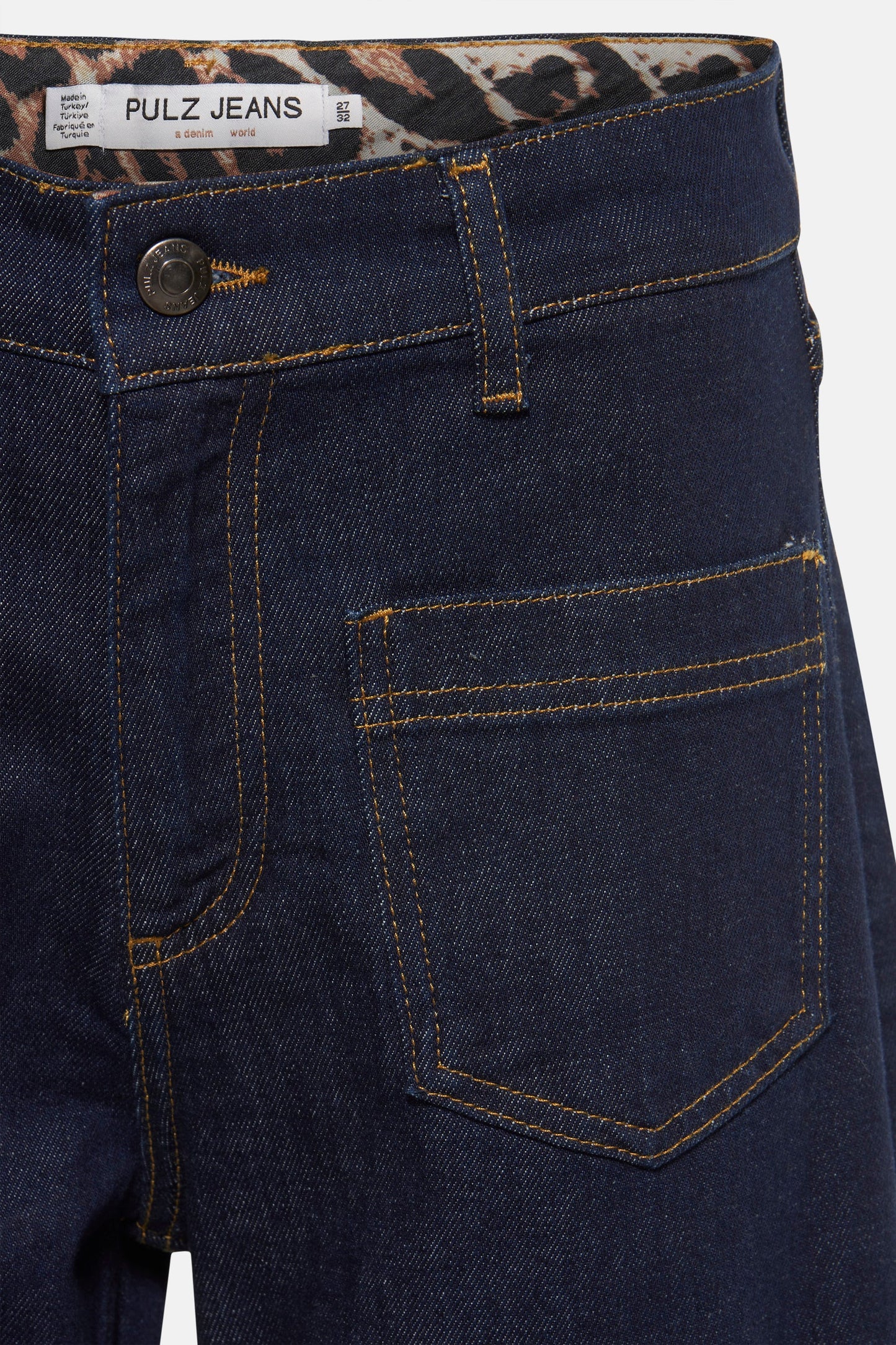 LIRA - Donkerblauwe Denim Jeans