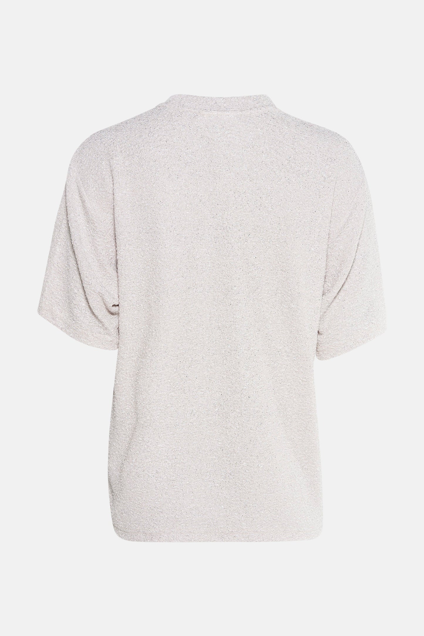 Korte Mouwen T-shirt - Zilver