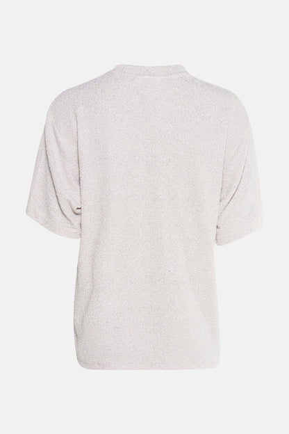 Korte Mouwen T-shirt - Zilver