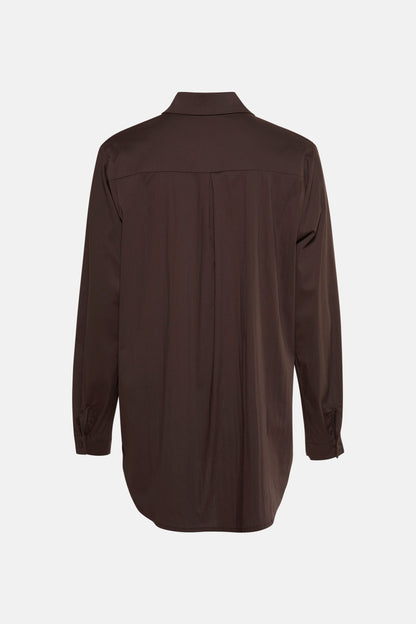 Korte Mouwen Hemd - Bruin