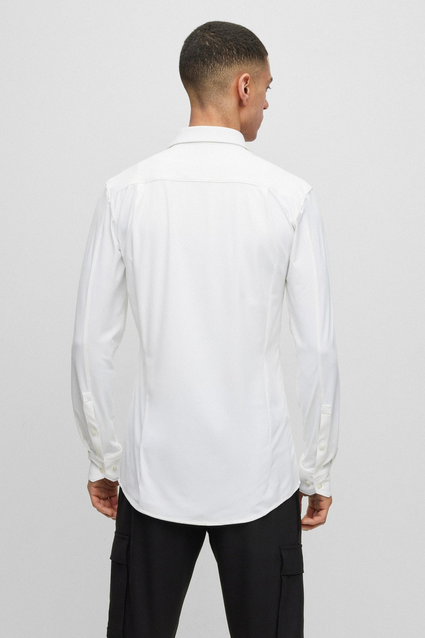Witte Lange Mouwen Hemd