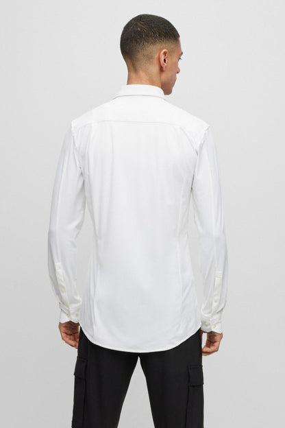 Witte Lange Mouwen Hemd