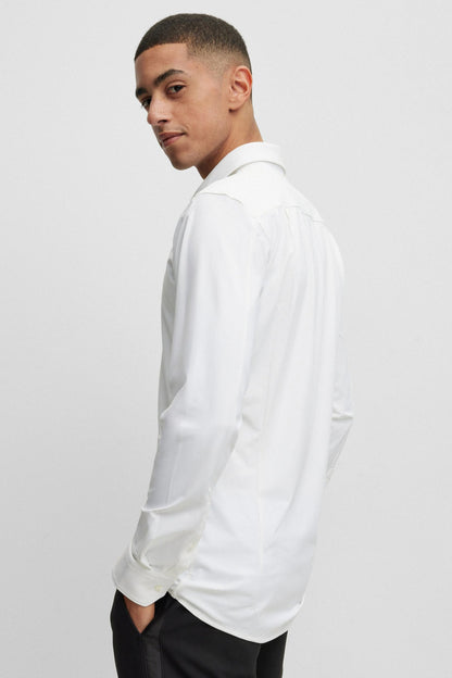 Witte Lange Mouwen Hemd