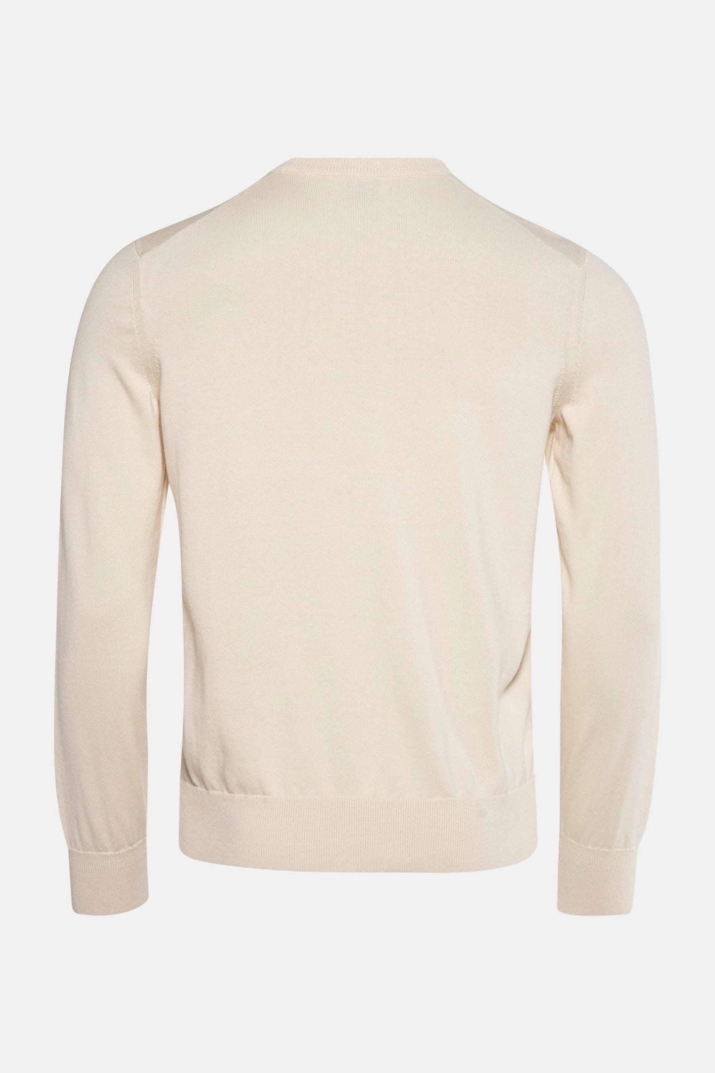 Pull met ronde hals - ecru