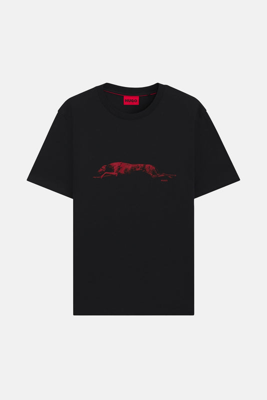 T-shirt (korte mouwen) zwart - HUGO