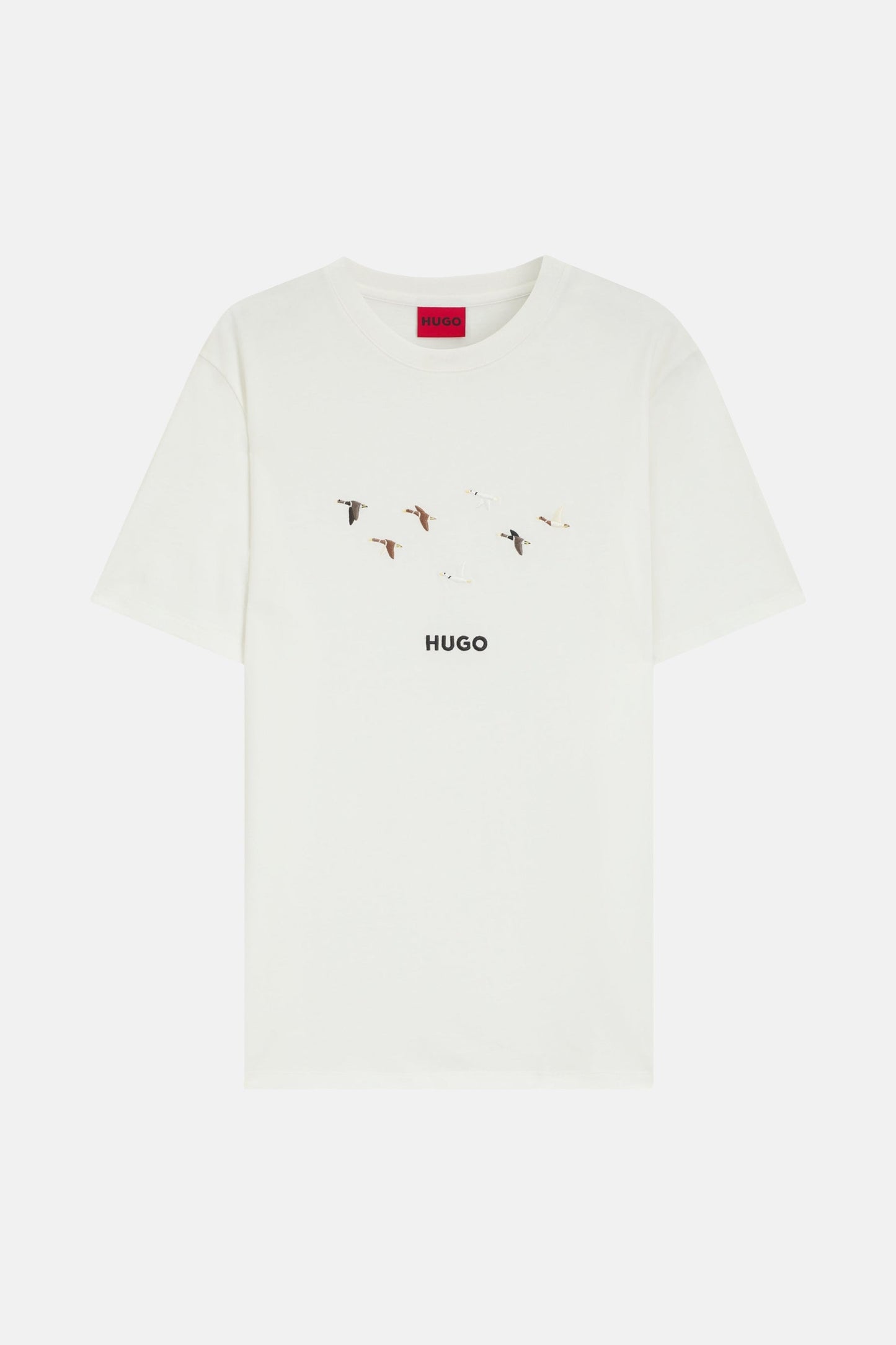 T-shirt (korte mouwen) ecru - HUGO