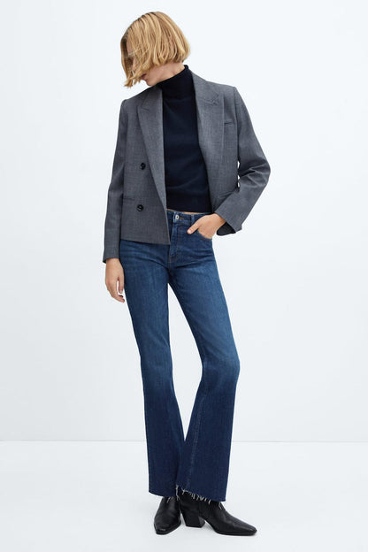 FIONA - Donkerblauwe Denim Jeans